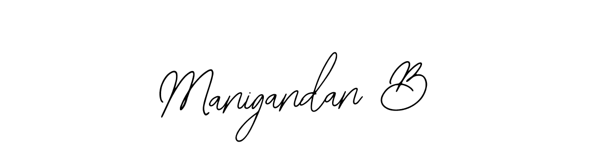 You should practise on your own different ways (Bearetta-2O07w) to write your name (Manigandan B) in signature. don't let someone else do it for you. Manigandan B signature style 12 images and pictures png