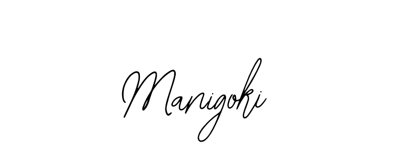 Also You can easily find your signature by using the search form. We will create Manigoki name handwritten signature images for you free of cost using Bearetta-2O07w sign style. Manigoki signature style 12 images and pictures png