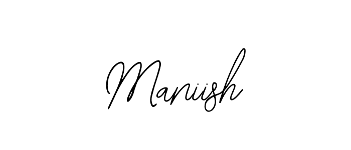 Create a beautiful signature design for name Maniish. With this signature (Bearetta-2O07w) fonts, you can make a handwritten signature for free. Maniish signature style 12 images and pictures png