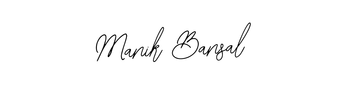 Similarly Bearetta-2O07w is the best handwritten signature design. Signature creator online .You can use it as an online autograph creator for name Manik Bansal. Manik Bansal signature style 12 images and pictures png