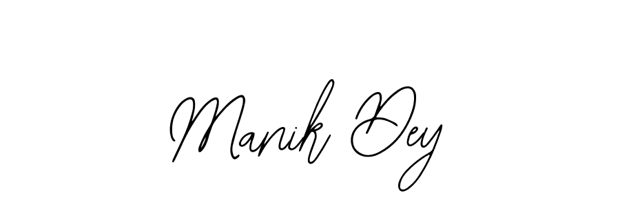 You should practise on your own different ways (Bearetta-2O07w) to write your name (Manik Dey) in signature. don't let someone else do it for you. Manik Dey signature style 12 images and pictures png