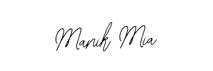 Manik Mia stylish signature style. Best Handwritten Sign (Bearetta-2O07w) for my name. Handwritten Signature Collection Ideas for my name Manik Mia. Manik Mia signature style 12 images and pictures png