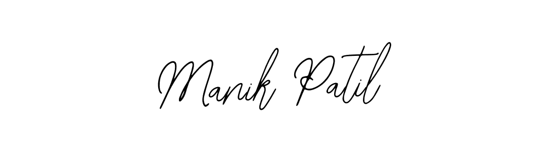 Similarly Bearetta-2O07w is the best handwritten signature design. Signature creator online .You can use it as an online autograph creator for name Manik Patil. Manik Patil signature style 12 images and pictures png