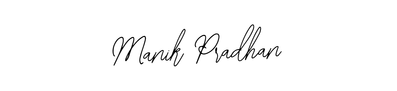 How to make Manik Pradhan signature? Bearetta-2O07w is a professional autograph style. Create handwritten signature for Manik Pradhan name. Manik Pradhan signature style 12 images and pictures png