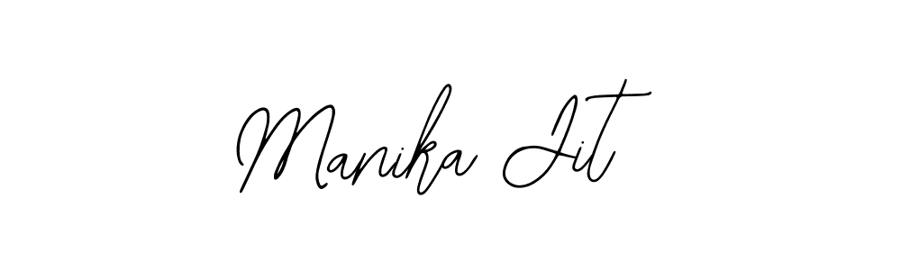 You should practise on your own different ways (Bearetta-2O07w) to write your name (Manika Jit) in signature. don't let someone else do it for you. Manika Jit signature style 12 images and pictures png