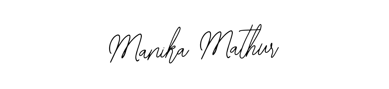 Use a signature maker to create a handwritten signature online. With this signature software, you can design (Bearetta-2O07w) your own signature for name Manika Mathur. Manika Mathur signature style 12 images and pictures png