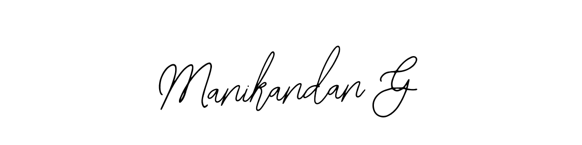 Use a signature maker to create a handwritten signature online. With this signature software, you can design (Bearetta-2O07w) your own signature for name Manikandan G. Manikandan G signature style 12 images and pictures png