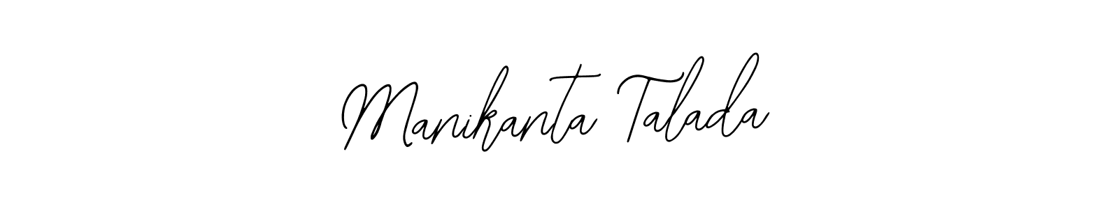 The best way (Bearetta-2O07w) to make a short signature is to pick only two or three words in your name. The name Manikanta Talada include a total of six letters. For converting this name. Manikanta Talada signature style 12 images and pictures png