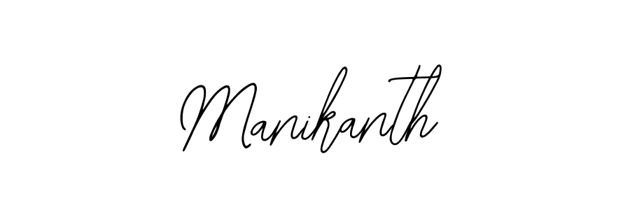 Use a signature maker to create a handwritten signature online. With this signature software, you can design (Bearetta-2O07w) your own signature for name Manikanth. Manikanth signature style 12 images and pictures png