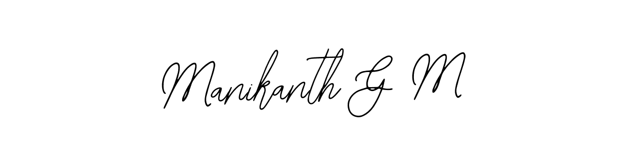 Use a signature maker to create a handwritten signature online. With this signature software, you can design (Bearetta-2O07w) your own signature for name Manikanth G M. Manikanth G M signature style 12 images and pictures png