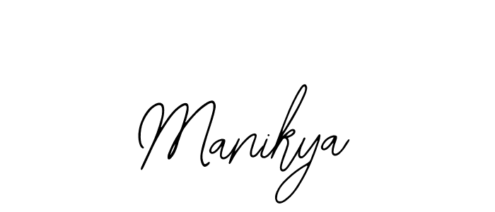 How to make Manikya signature? Bearetta-2O07w is a professional autograph style. Create handwritten signature for Manikya name. Manikya signature style 12 images and pictures png