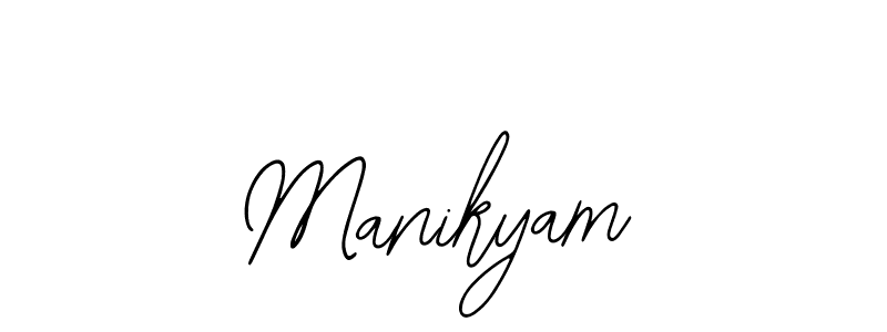 Create a beautiful signature design for name Manikyam. With this signature (Bearetta-2O07w) fonts, you can make a handwritten signature for free. Manikyam signature style 12 images and pictures png