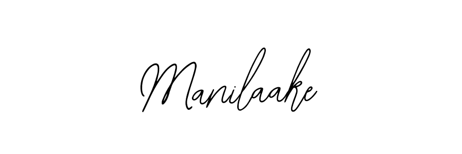 The best way (Bearetta-2O07w) to make a short signature is to pick only two or three words in your name. The name Manilaake include a total of six letters. For converting this name. Manilaake signature style 12 images and pictures png