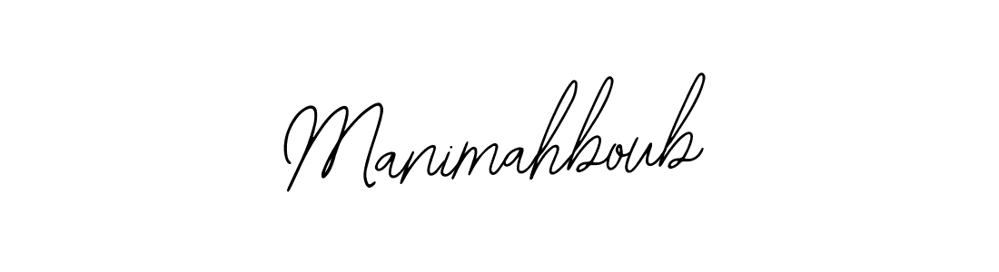 Make a beautiful signature design for name Manimahboub. With this signature (Bearetta-2O07w) style, you can create a handwritten signature for free. Manimahboub signature style 12 images and pictures png