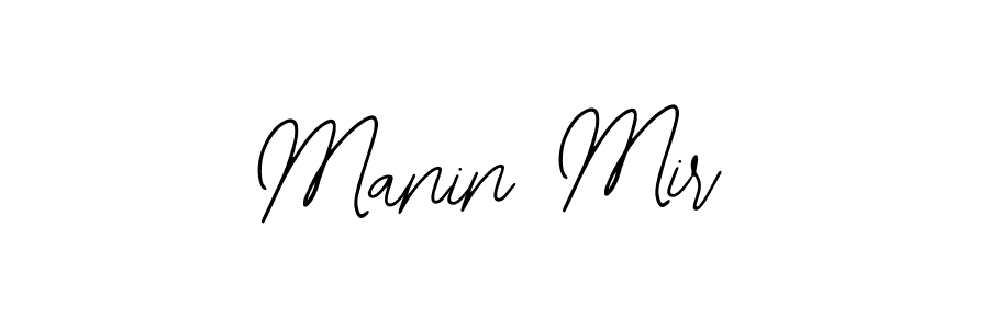 How to make Manin Mir name signature. Use Bearetta-2O07w style for creating short signs online. This is the latest handwritten sign. Manin Mir signature style 12 images and pictures png