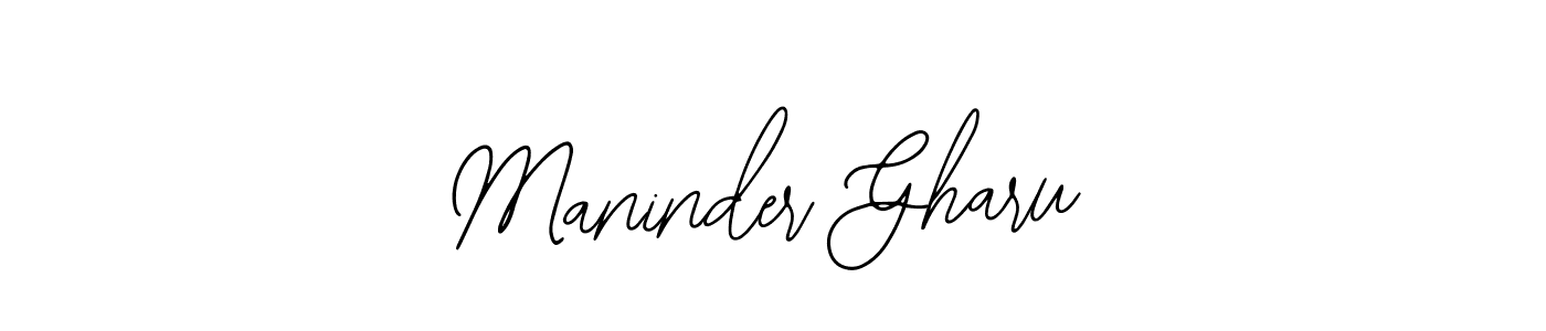 It looks lik you need a new signature style for name Maninder Gharu. Design unique handwritten (Bearetta-2O07w) signature with our free signature maker in just a few clicks. Maninder Gharu signature style 12 images and pictures png