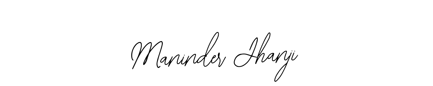 How to make Maninder Jhanji signature? Bearetta-2O07w is a professional autograph style. Create handwritten signature for Maninder Jhanji name. Maninder Jhanji signature style 12 images and pictures png