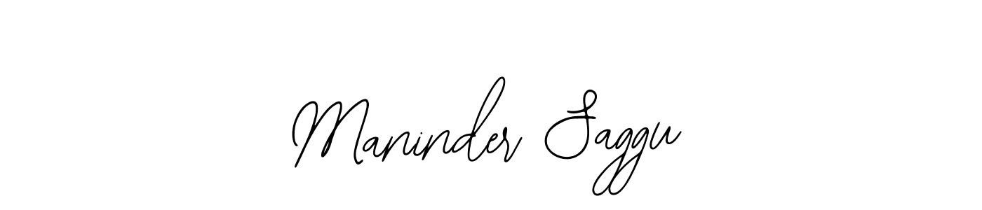 Maninder Saggu stylish signature style. Best Handwritten Sign (Bearetta-2O07w) for my name. Handwritten Signature Collection Ideas for my name Maninder Saggu. Maninder Saggu signature style 12 images and pictures png