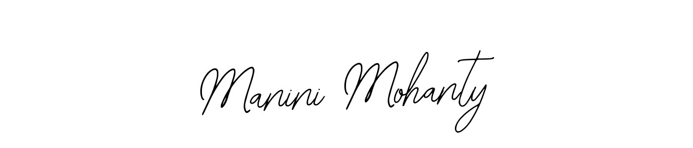 Design your own signature with our free online signature maker. With this signature software, you can create a handwritten (Bearetta-2O07w) signature for name Manini Mohanty. Manini Mohanty signature style 12 images and pictures png