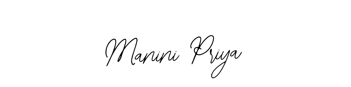 Make a short Manini Priya signature style. Manage your documents anywhere anytime using Bearetta-2O07w. Create and add eSignatures, submit forms, share and send files easily. Manini Priya signature style 12 images and pictures png