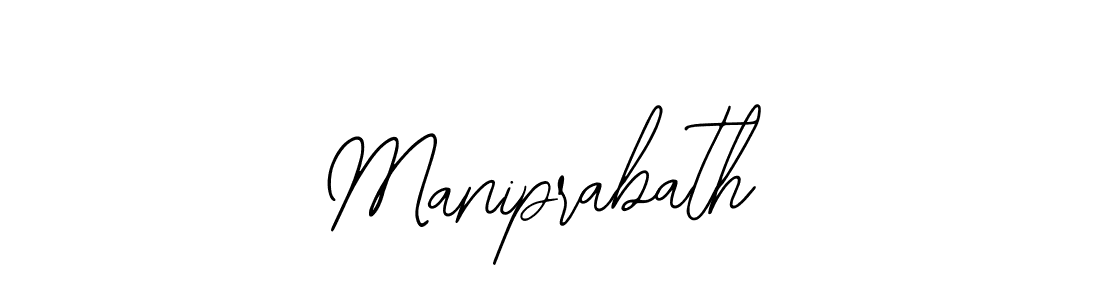 Design your own signature with our free online signature maker. With this signature software, you can create a handwritten (Bearetta-2O07w) signature for name Maniprabath. Maniprabath signature style 12 images and pictures png