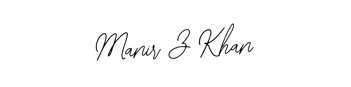 Make a beautiful signature design for name Manir Z Khan. Use this online signature maker to create a handwritten signature for free. Manir Z Khan signature style 12 images and pictures png