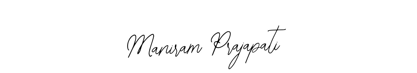 Maniram Prajapati stylish signature style. Best Handwritten Sign (Bearetta-2O07w) for my name. Handwritten Signature Collection Ideas for my name Maniram Prajapati. Maniram Prajapati signature style 12 images and pictures png