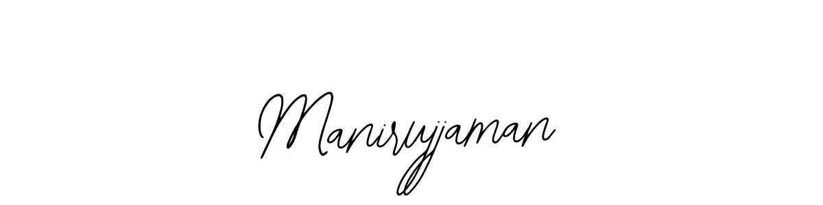 The best way (Bearetta-2O07w) to make a short signature is to pick only two or three words in your name. The name Manirujjaman include a total of six letters. For converting this name. Manirujjaman signature style 12 images and pictures png