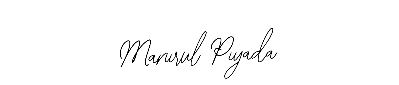 Here are the top 10 professional signature styles for the name Manirul Piyada. These are the best autograph styles you can use for your name. Manirul Piyada signature style 12 images and pictures png
