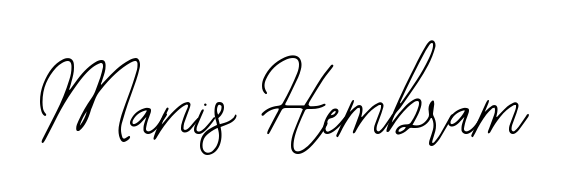 Designed for modern professionals: Manis Hembram name signature crafted with Bearetta-2O07w script. Ready for digital PDF workflows. Manis Hembram signature style 12 images and pictures png