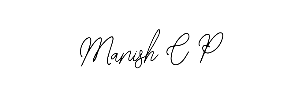 Create a beautiful signature design for name Manish C P. With this signature (Bearetta-2O07w) fonts, you can make a handwritten signature for free. Manish C P signature style 12 images and pictures png