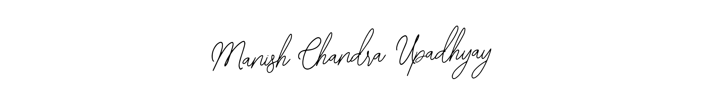 Manish Chandra Upadhyay stylish signature style. Best Handwritten Sign (Bearetta-2O07w) for my name. Handwritten Signature Collection Ideas for my name Manish Chandra Upadhyay. Manish Chandra Upadhyay signature style 12 images and pictures png
