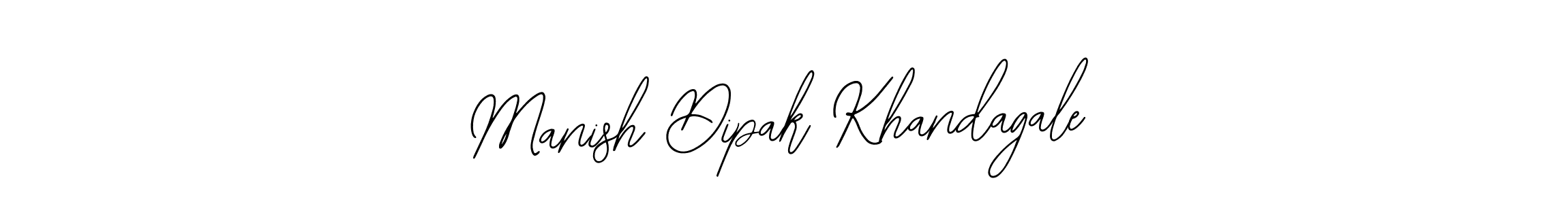 Similarly Bearetta-2O07w is the best handwritten signature design. Signature creator online .You can use it as an online autograph creator for name Manish Dipak Khandagale. Manish Dipak Khandagale signature style 12 images and pictures png