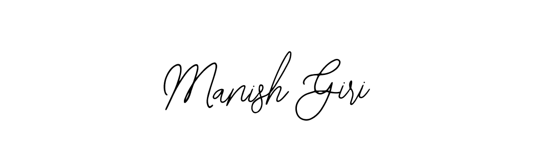 Also we have Manish Giri name is the best signature style. Create professional handwritten signature collection using Bearetta-2O07w autograph style. Manish Giri signature style 12 images and pictures png