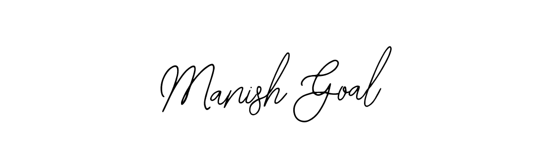 How to Draw Manish Goal signature style? Bearetta-2O07w is a latest design signature styles for name Manish Goal. Manish Goal signature style 12 images and pictures png