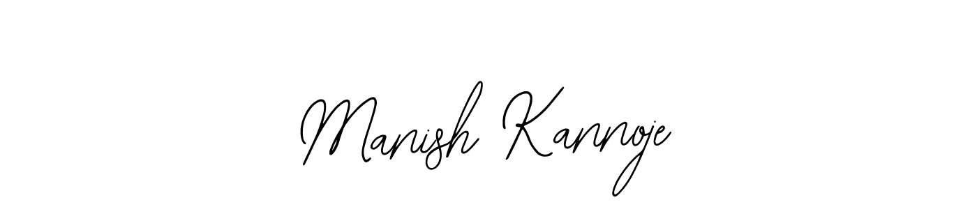 Make a short Manish Kannoje signature style. Manage your documents anywhere anytime using Bearetta-2O07w. Create and add eSignatures, submit forms, share and send files easily. Manish Kannoje signature style 12 images and pictures png