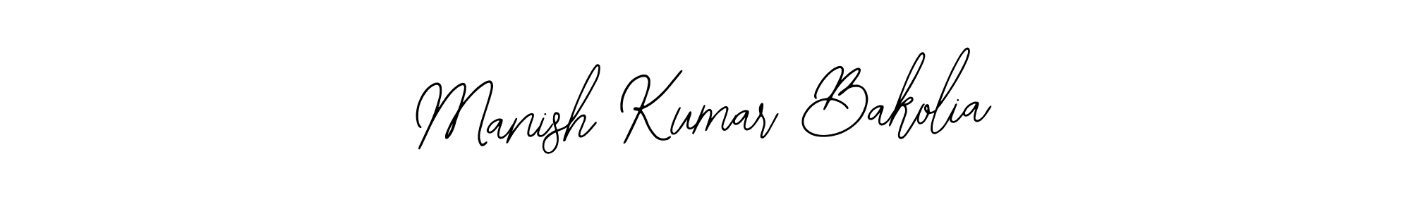 How to Draw Manish Kumar Bakolia signature style? Bearetta-2O07w is a latest design signature styles for name Manish Kumar Bakolia. Manish Kumar Bakolia signature style 12 images and pictures png