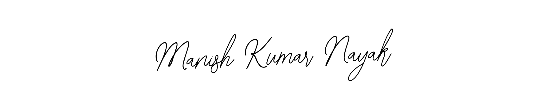 Use a signature maker to create a handwritten signature online. With this signature software, you can design (Bearetta-2O07w) your own signature for name Manish Kumar Nayak. Manish Kumar Nayak signature style 12 images and pictures png