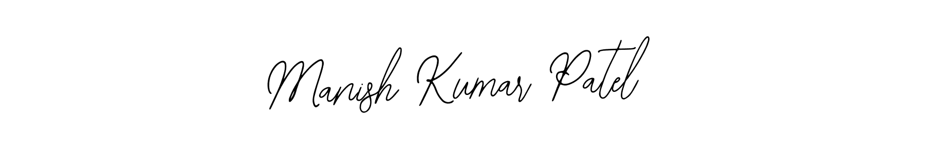 Create a beautiful signature design for name Manish Kumar Patel. With this signature (Bearetta-2O07w) fonts, you can make a handwritten signature for free. Manish Kumar Patel signature style 12 images and pictures png