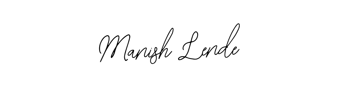 Once you've used our free online signature maker to create your best signature Bearetta-2O07w style, it's time to enjoy all of the benefits that Manish Lende name signing documents. Manish Lende signature style 12 images and pictures png