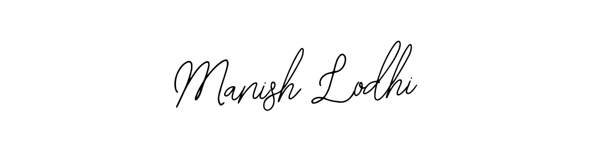 You should practise on your own different ways (Bearetta-2O07w) to write your name (Manish Lodhi) in signature. don't let someone else do it for you. Manish Lodhi signature style 12 images and pictures png