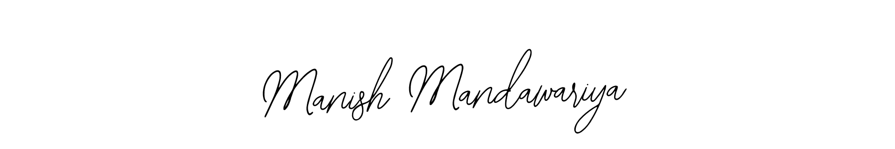 Create a beautiful signature design for name Manish Mandawariya. With this signature (Bearetta-2O07w) fonts, you can make a handwritten signature for free. Manish Mandawariya signature style 12 images and pictures png