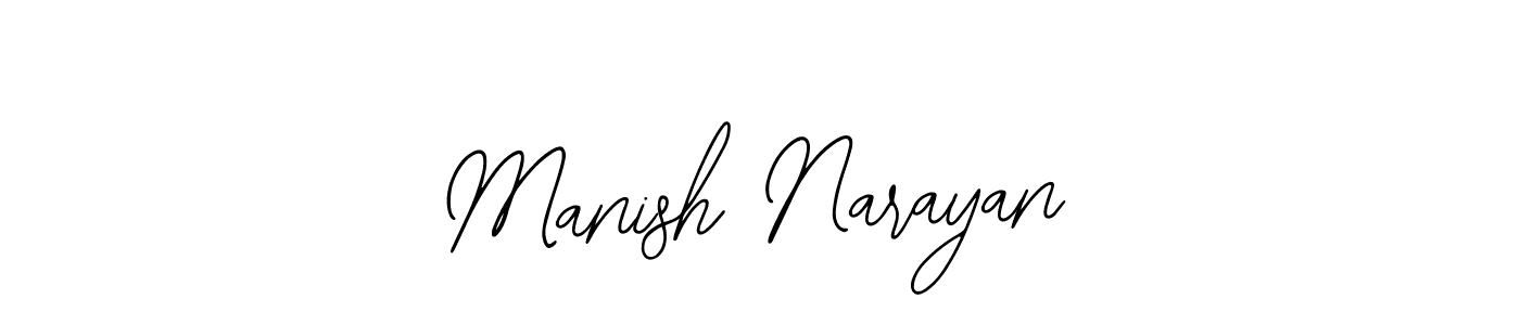 Make a short Manish Narayan signature style. Manage your documents anywhere anytime using Bearetta-2O07w. Create and add eSignatures, submit forms, share and send files easily. Manish Narayan signature style 12 images and pictures png