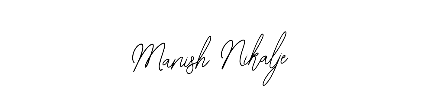 Best and Professional Signature Style for Manish Nikalje. Bearetta-2O07w Best Signature Style Collection. Manish Nikalje signature style 12 images and pictures png