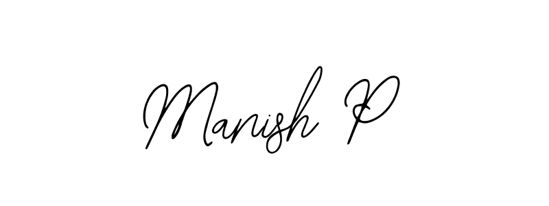 It looks lik you need a new signature style for name Manish P. Design unique handwritten (Bearetta-2O07w) signature with our free signature maker in just a few clicks. Manish P signature style 12 images and pictures png
