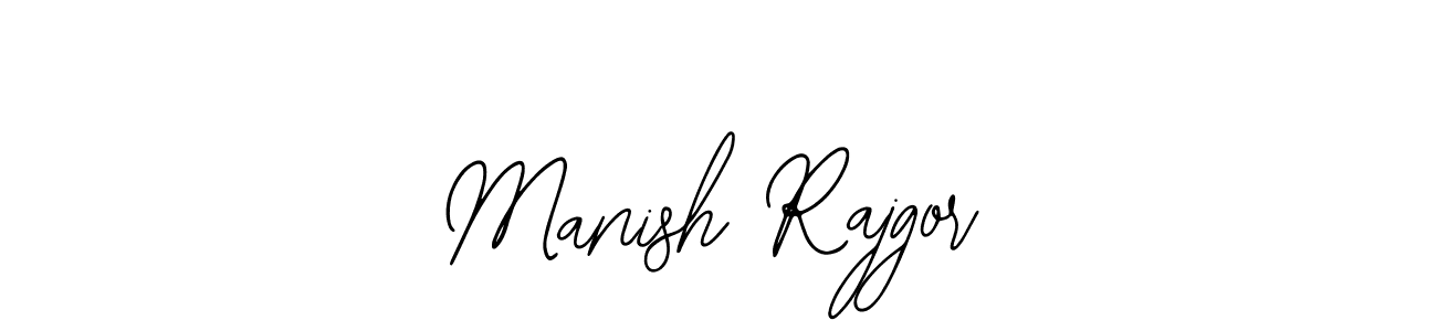 Manish Rajgor stylish signature style. Best Handwritten Sign (Bearetta-2O07w) for my name. Handwritten Signature Collection Ideas for my name Manish Rajgor. Manish Rajgor signature style 12 images and pictures png