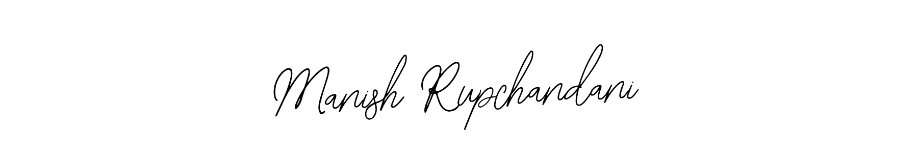 How to make Manish Rupchandani name signature. Use Bearetta-2O07w style for creating short signs online. This is the latest handwritten sign. Manish Rupchandani signature style 12 images and pictures png