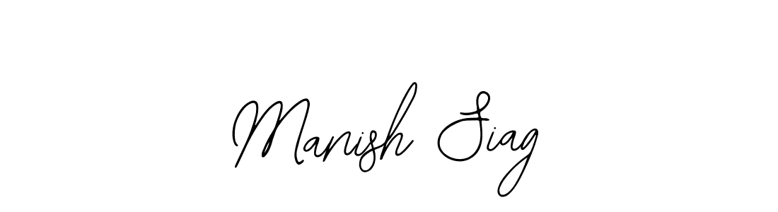 Make a beautiful signature design for name Manish Siag. Use this online signature maker to create a handwritten signature for free. Manish Siag signature style 12 images and pictures png