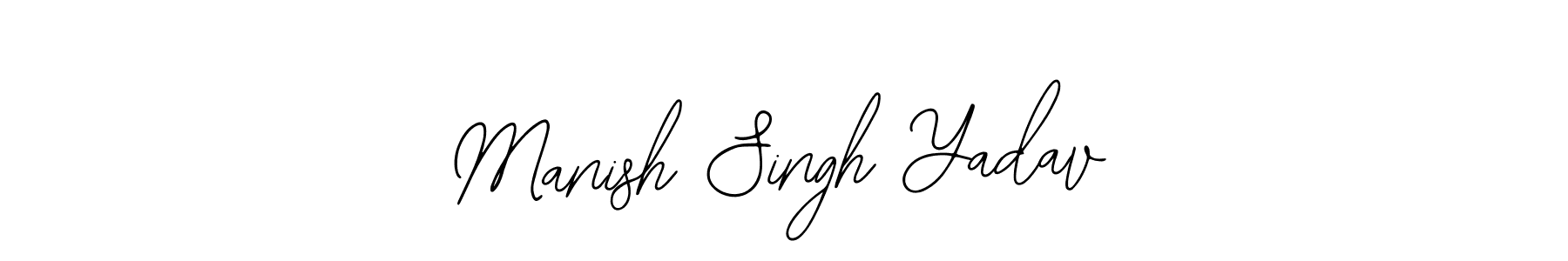 Make a beautiful signature design for name Manish Singh Yadav. With this signature (Bearetta-2O07w) style, you can create a handwritten signature for free. Manish Singh Yadav signature style 12 images and pictures png