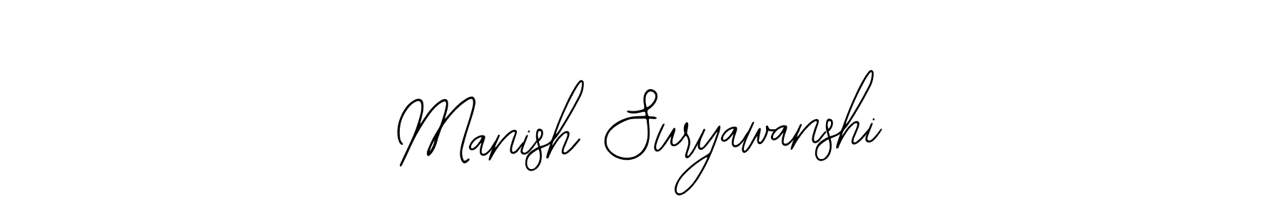 Make a beautiful signature design for name Manish Suryawanshi. With this signature (Bearetta-2O07w) style, you can create a handwritten signature for free. Manish Suryawanshi signature style 12 images and pictures png